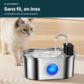 Fontaine sans fil inox XL 3,2 L